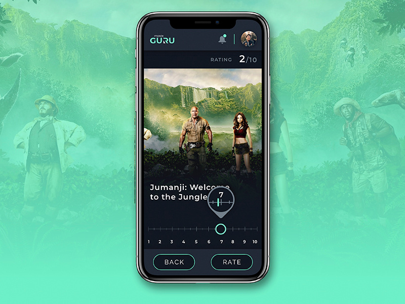 Movie Rating app design web design layout the avengers mobile application info card movie