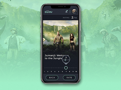 Movie Rating app design info card layout mobile application movie the avengers web design