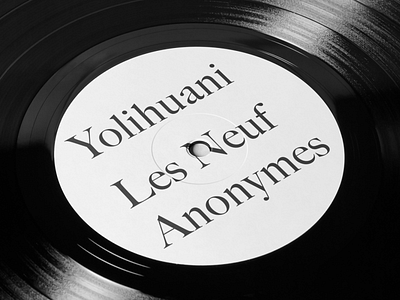 Yolihuani Les Neuf Anonymes Albun album art art direction