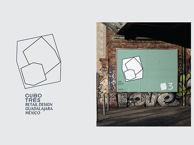 Cubo Tres art direction branding logotype uidesign