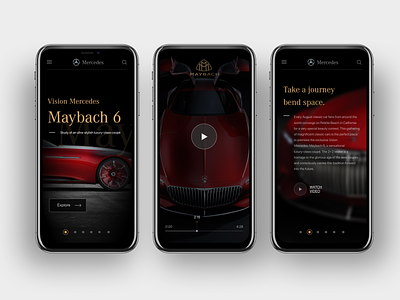 Mercedes Benz | Design Concept app branding design mercedes benz ui uiuxdesign ux