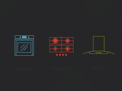 Samsung Flush Products - iconography bakery cooker design flushproducts graphic hood iconography samsung
