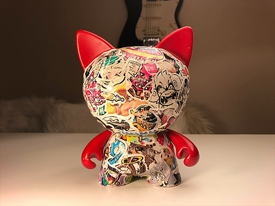 Cat Bomb - Toy Design 2014 art artist bomb cat colors design handmade illustrations kidrobot sketch toy toy interface design