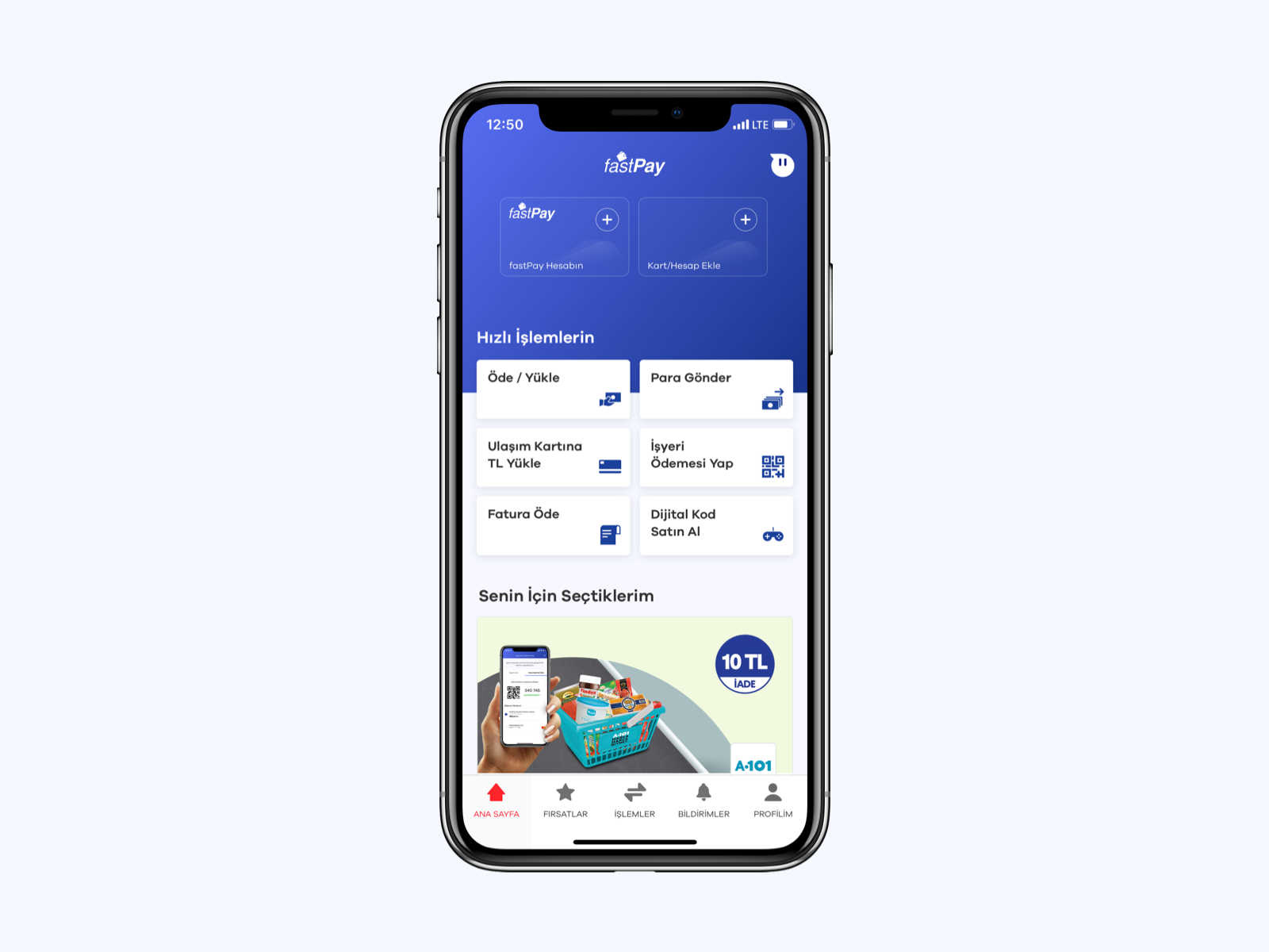 fastPay Application by Özgür Korkmaz on Dribbble