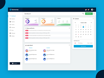 School management portal admin dashboard admin dashboard design dribbble hello management system portal school app secondary student ui ux uidesign university ux design