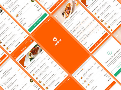 Food Ordering & Delivery Mobile UI - Joffud App app cart checkout process chef cook delivery app design figma food app interface meal mobile ui modern order payment restaurant shopping ui user experience ux