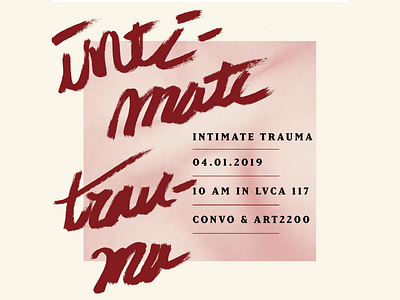 Intimate trauma