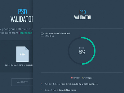 PSD Validator