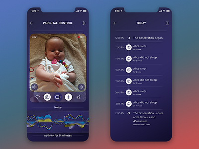 Parental Control app baby cards control ios iphone mobile