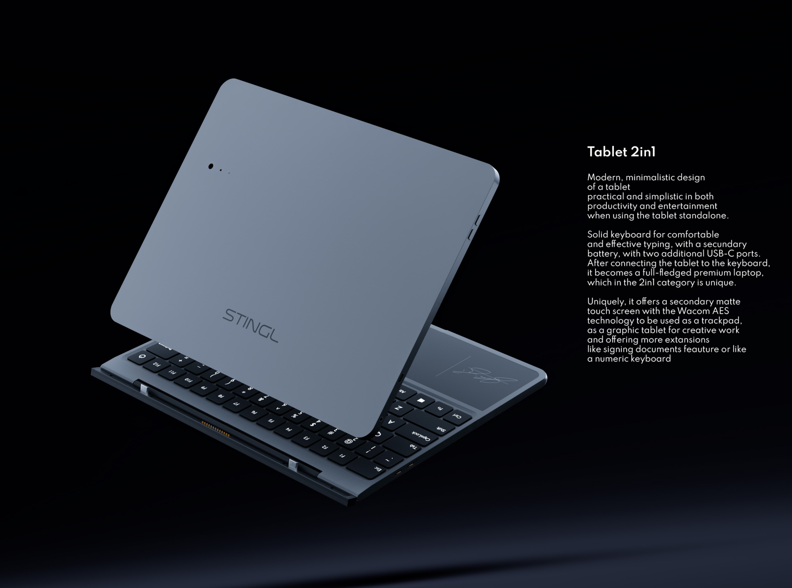 Tablet 2 in 1 by David Stingl on Dribbble