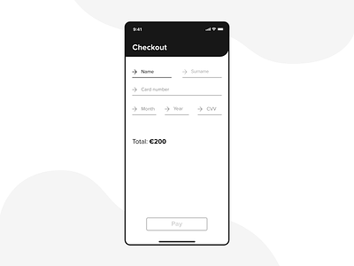 Credit Card Checkout adobe xd app design clean concept credit card credit card checkout dailyui form mobile ui mobile ui design ui ux