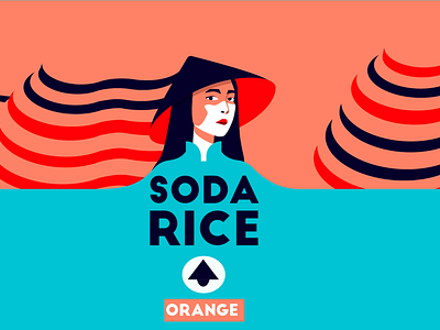 Soda Rice - Sticker and branding for soda