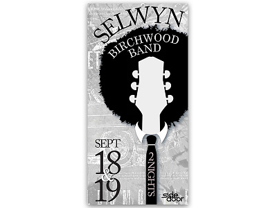 Selwyn Birchwood avant garde blues music poster