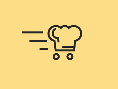 MobileKitchen food icon illustration kitchen logo speed