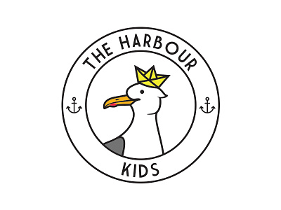 The Harbour Kids Sticker clothes fashion harbour kids label seagull sticker