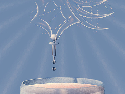 Ghost Drop: Detail 1 art deco beverage dark libation deco design drink graphic design halloween poster vector vector artwork