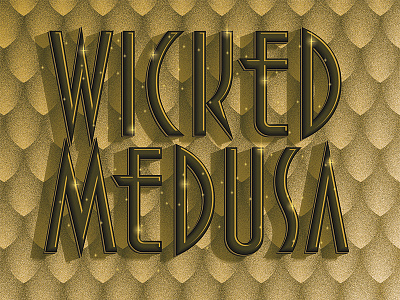 Wicked Medusa: Detail Typography