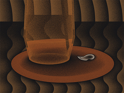 The Undertaker: Detail 2 art deco beverage dark libation deco design drink graphic design halloween poster vector vector artwork
