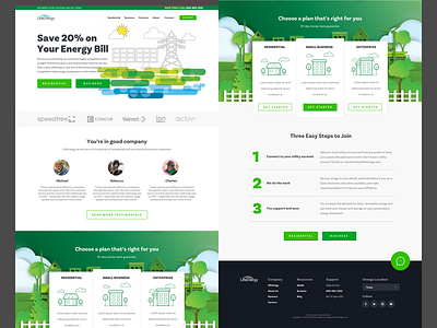 Energy Company Comp ui web site