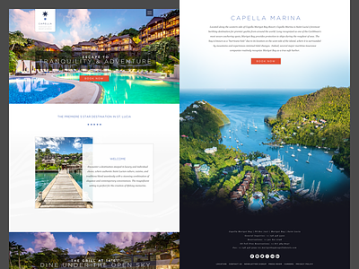 Resort Design ui web site