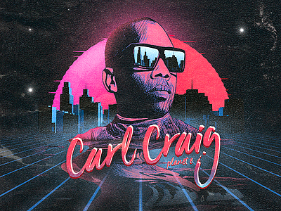 Carl Craig illustration rad retro super totushi