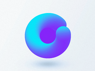 Infinite meaning of the "circle" blue circle colors gradient icon logo purple totushi