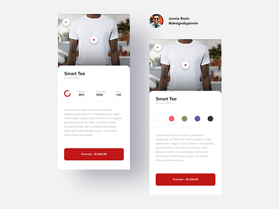 Daily UI 032 / 033 - Crowdfunding Campaign + Customize Product branding design minimal ui ux web