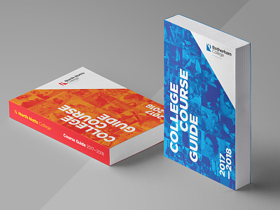 College Course Guides college course guides education graphic design print design prospectus publication
