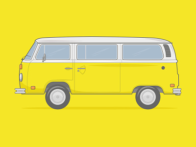 Volkswagen Microbus Illustration