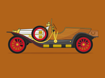 Chitty Chitty Bang Bang adobe car design graphic design illustration illustrator vector vector artwork vector illustration