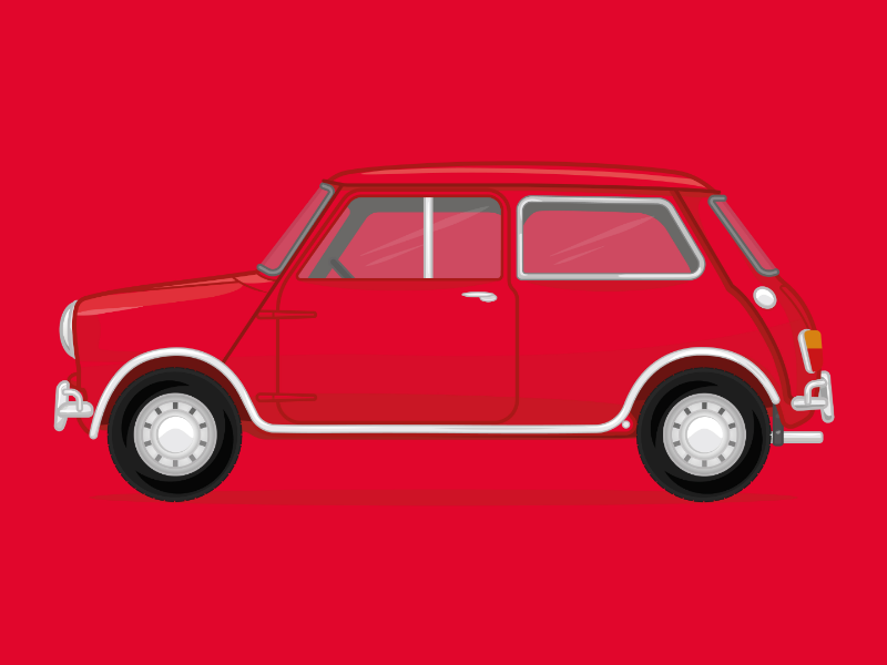 Mini Cooper car car illustration mini illustration mini cooper mini