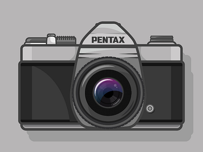 Pentax K1000 35mm 35mm camera 35mm photography camera camera drawing camera illustration k1000 pentax pentax camera pentax illustration pentax k1000 photo photography photos