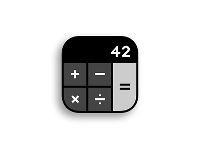 Daily UI #005 – App Icon app application calculator home screen icon mobile store
