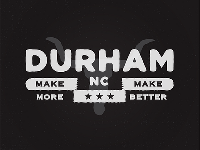 Durham Does It Better design graphic design lockup typography