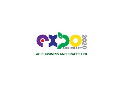 logo design AGRICRAFT 2020 branding design flat graphic logo logo design minimal type typography vector