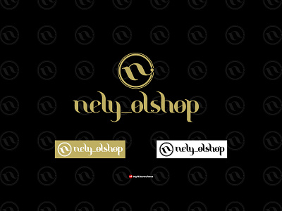 nely_olshop Logo branding design draw graphic logo logo design logodesign logos type typography vector