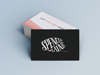 Spencer Laine Artistry | Branding branding business card design hand lettering identity lettering logo typography