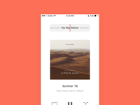Day 2: Chameleon Radio App by Anton Kartashov | Dribbble | Dribbble