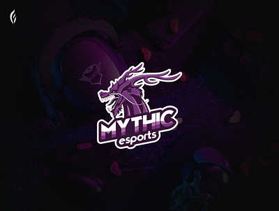 Mythic eSports - Rebranding design dragon esports fps game illustration illustrator logo logo design mascot photoshop vector
