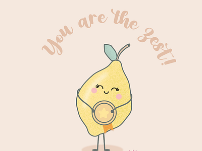 Youre the zest design illustration