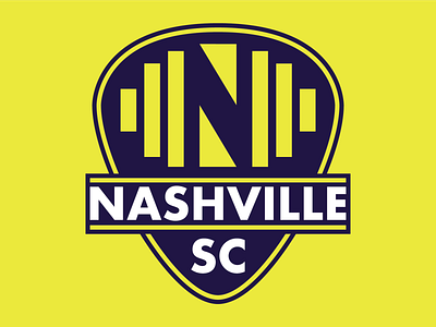 Nashville SC guitar pick logo logo redesign mls nashville soccer sports identity sports logo