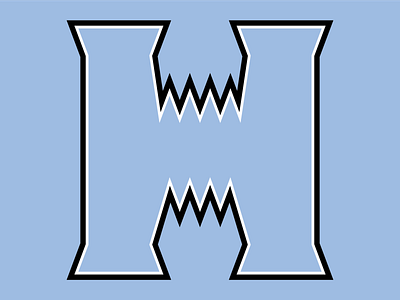 Mt Hood Huskies baseball concept logo mt hood sports identity sports logo