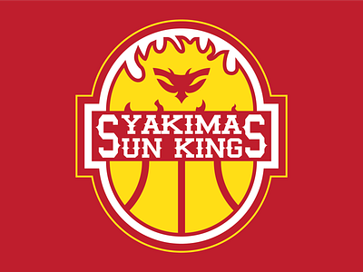 Yakima Sun Kings basketball logo redesign sports identity sports logo sun kings yakima