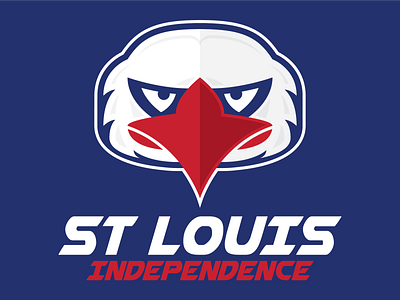 St Louis Independence concept logo eagle football freedom football league sports logo st louis