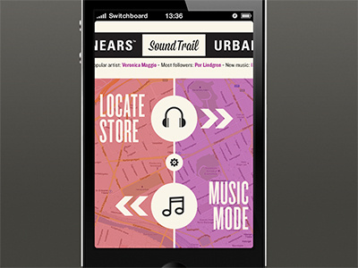 SoundTrail App app iphone mobile music