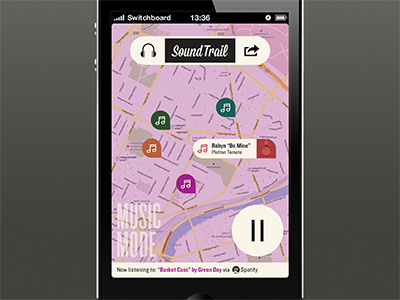 SoundTrail App app iphone mobile music