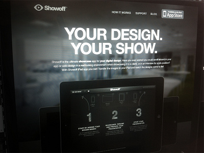 Showoff website app design showcase web