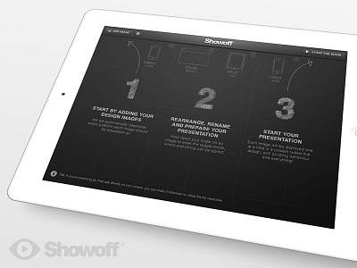 Showoff on iPad ipad portfolio presentation