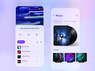 Podcast App - Exploration app design icon music ui