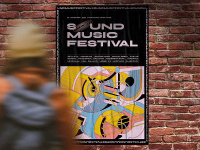 Sound Music Festival 3dillustration branding cdcover color festival graphicdesign illustration music music art typography vector